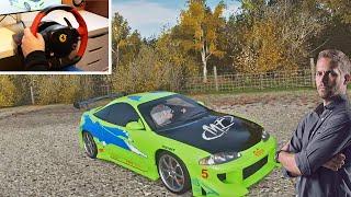 Forza Horizon 4 Paul Walker Mitsubishi Eclipse (Thrustmaster 458 Spider Steering Wheel) Gameplay