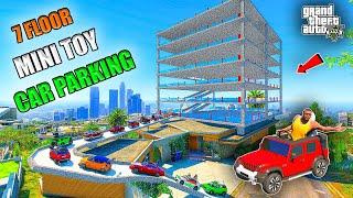 Franklin & Shinchan Build 7 Floor Parking Area For Mini Toy Cars in GTA 5 | JNK GAMER