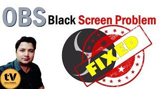 OBS black screen fix windows 10 hindi | how to fix black screen obs windows 10 in hindi 