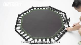 ONETWOFIT Rebounder Trampoline Install Video OT104 -New Install Tool