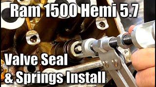 Dodge Ram Hemi 5.7 Engine Repair - Valve Stem Seals Install