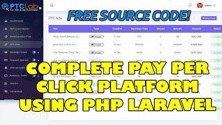 Complete Pay Per Click Platform Script using PHP MySQL  |  Free Download Source Code