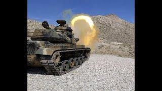 M60 Patton tank LIVE FIRE