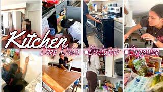 CLEANING MOTIVATION | CLEAN WITH ME 2024 | KITCHEN ORGANIZE KITCHEN DECLUTTER CLEANING | DEEP CLEAN