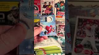 2023 Topps Holiday Baseball cards Pack Opening! Relic! #waxpack #baseballcards #sportscards