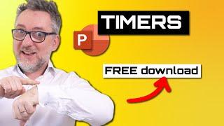 How To Create A Countdown TIMER In Powerpoint - FREE template download