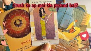 Crush ko ap mai kia pasand hai? Hindi tarot card reading | Love tarot