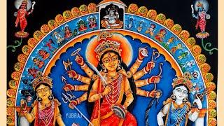 Painting devi durga | Durga idol painting | durga puja | durga picture in watercolour.