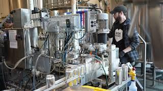 Ever wondered how the beer canning process works? Here's a snapshot at Forbidden Root in Columbus.