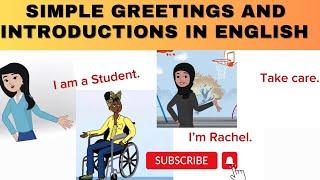 Simple Greetings and Introductions in English|| English Learning||English Listening and Speaking