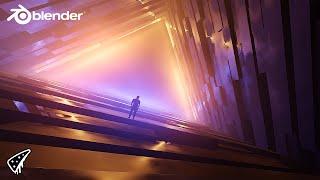 Epic & Easy Sci-Fi Tunnel Tutorial: Blender for Beginners 