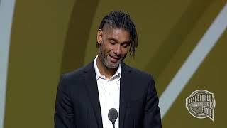 Tim Duncan's Basketball Hall of Fame Enshrinement Speech