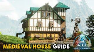 Cozy Medieval House | Building Tutorial | ARK: Survival Ascended