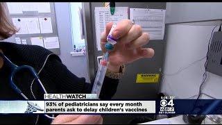 Study: Majority Of Pediatricians Agree To Delay Vaccines