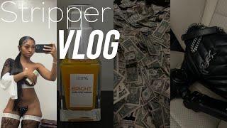 STRIPPER VLOG: DAYS IN MY LIFE: BACK TRAPPING + SKINCARE + GOOD NIGHT & BAD + ARGUMENTS + MORE