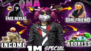 1Million Special QnA Video  Intejar Khatam Hua ||Deoxy-ftw||#freefire #freefiremax #funnyvideo