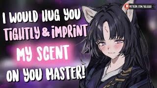 Possessive Wolf Maid rubs her Scent on you [Jealousy | Tail | Master | Binaural Audio Roleplay]