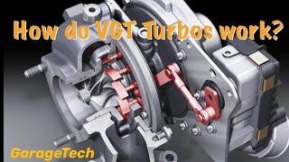 How do VGT Variable Geometry Turbos work? Common faults for diesel engines. Variable vane turbos
