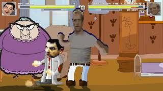 AN Mugen #463: Mr. Bean VS Bully in the Launderette & Mrs. Wicket