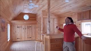 The Xylia Tiny Home — Custom 14X40 Tiny House with HUGE Kitchen Full Bath & Walk in Closet