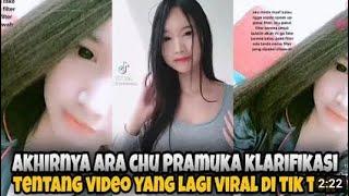 Ara Chu Pramuka Akhirnya Buka Suara Tentang Video yang Viral di Tik Tok
