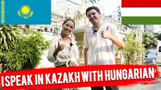 Trying to speak in Kazakh with Hungarian | How close Turkic and Hungarian cultures?