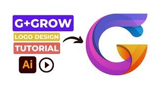 How to design G + Arrow Letter logo in a few minutes