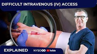 How to insert difficult IV or draw blood sample in patients with difficult veins: Best technique