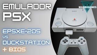 Mejor emulador de PlayStation PSX + Descarga BIOS  -  DuckStation vs EPSXe205 vs RetroARCH PC 2024