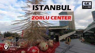 Istanbul city walking tour - WALKING IN ZORLU CENTER MALL ISTANBUL IN 4K-walk in 4k turkey