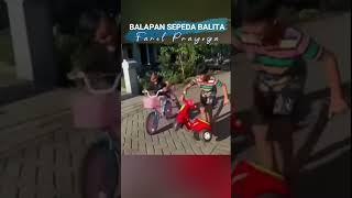 Farel Balapan Sepeda Balita #farelprayoga #shorts #balapanseru