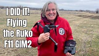 I Flew a DRONE for the First Time! How Did I Do? Testing the Ruko F11 GIM2