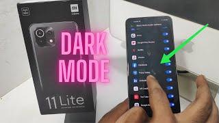 How to change dark mode in XIAOMI 11 lite | Dark Mode XIAOMI Mi 11 Lite| dark mode in mi 11 lite