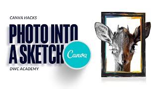 How To Turn Any Photo Into A Pencil Sketch In Canva