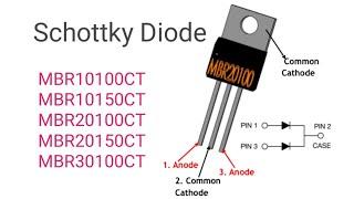 MBR10100CT Schottky Diode 10A 100V