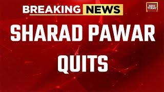 Sharad Pawar Resigns As NCP Chief | Sharad Pawar Quits | Sharad Pawar Live | NCP News