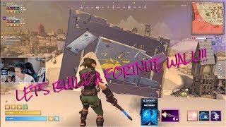 NINJA TRYING TO BUILD A WALL IN REALM ROYALE. Realm Royale Best Moments  #1