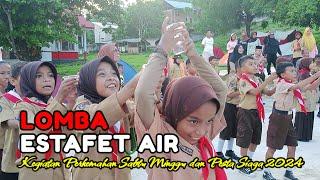 SERUUU..‼️Lomba Estafet Air Anggota Pramuka || Kegiatan Perkemahan Sabtu Minggu dan Pesta Siaga.