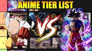 ULTIMATE TIER LIST for Lost Ark Online ANIME EDITION WITH STRONGEST CHARACTERS