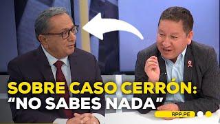 Guido Bellido y Carlos Anderson debaten sobre la situación de V. Cerrón #LASCOSASRPP | ENTREVISTA