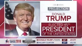 Every Network that Announce Donald Trump WINS Election 2016 Compilation Video