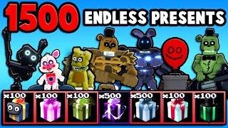 I Opened 1500 ENDLESS PRESENTS In Five Nights TD...