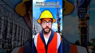 Working smart will create value for you. #workout #constructionworld #funny #world #constructionwork