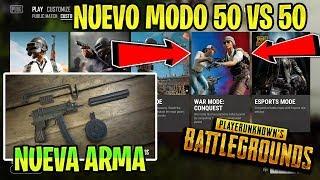 PUBG ACTUALIZACIÓN - MODO 50 VS 50 Y NUEVA ARMA!