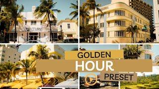 Golden Hour - Free Lightroom Preset | Free DNG | Lightroom Mobile Tutorial