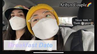 레즈비언 아침 데이트/ Married lesbian couple, Breakfast date [아리빈 커플 Aribyn lesbian couple]