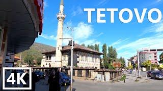 TETOVO WALK [4K] Visiting the famous Decorated Mosque (Šarena Džamija)