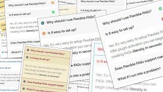 Flexible FAQs Beta (0.5.0) Themes Demo - WordPress Plugin