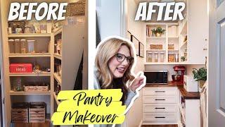 Dream Pantry Makeover START TO FINISH | DIY Pantry Remodel