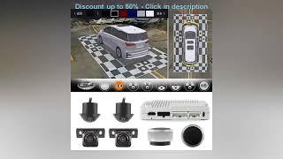 360° 3D car panoramic camera DVR bird's-eye surround view system AHD HDMI suitable for Enclave G